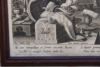 SADELER. XVIIe siècle. Gravure. 
