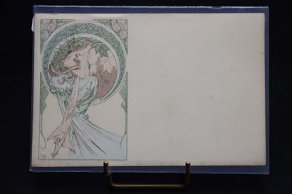 MUCHA Alphonse (1860-1939). Une carte postale...