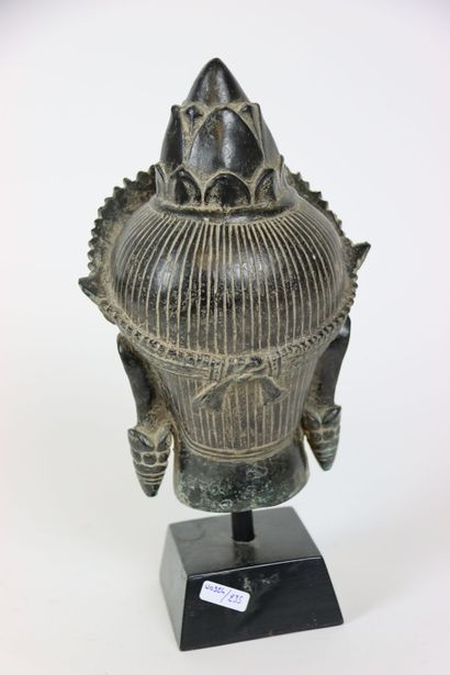 ASIA Head of Buddha of black color on its...