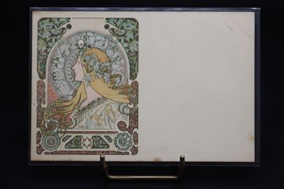 MUCHA Alphonse (1860-1939). Une carte postale...