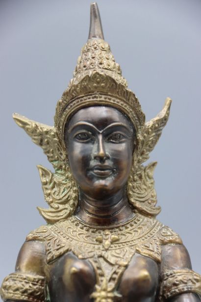 ASIA (THAILAND) Seated Luk Thung drummer...