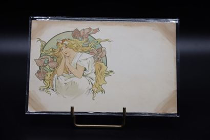 MUCHA Alphonse (1860-1939). Une carte postale...