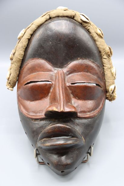 AFRICA (Ivory Coast): DAN mask in carved...