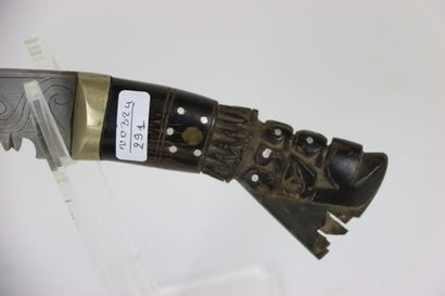 ASIE (NEPAL) : Couteau dit Khukuri, la lame...