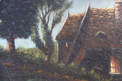 Aurore et Crépuscule
Ecole française du XIXème...