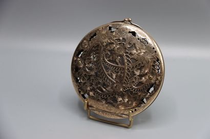BOUCHERON PARIS. Circular silver and vermeil...