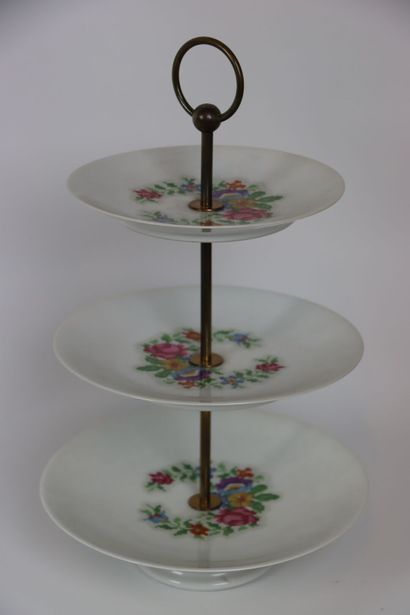 Porcelaine de Paris : Service à Gâteaux et...