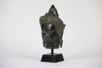 ASIA Head of Buddha of black color on its...