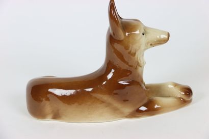 Saint Clément céramique: Chien berger allemand....