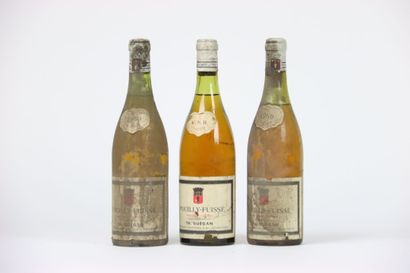 3 POUILLY-FUISSE
Lot of 3 bottles of POUILLY-FUISSE....