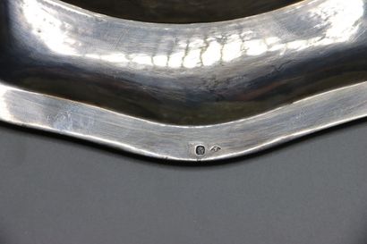 SILVER. Silver plate. Fillets. Net weight:...
