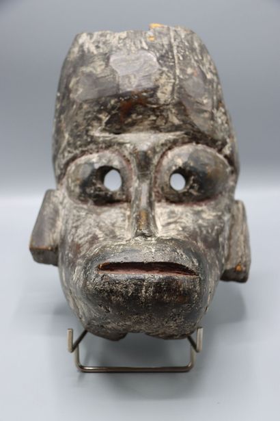 ASIA (NEPAL): Zoomorphic dance mask in wood...