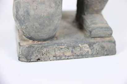 ASIA: Terracotta warrior with patina H: 27.50...