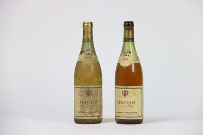 LOT DE 2 MACON 1974
Lot of 2 bottles of MACON....