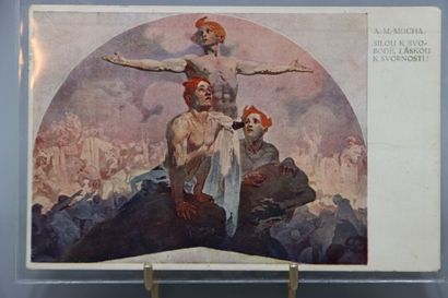 MUCHA Alphonse (1860-1939). Une carte postale...