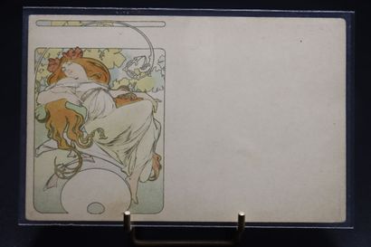 MUCHA Alphonse (1860-1939). Une carte postale...