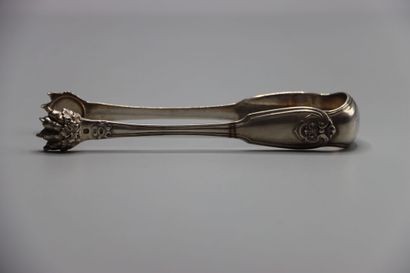 SILVER. Silver sugar tongs. Minerva. Lion...