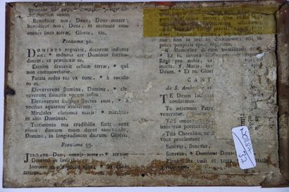 Réunion de trois gravures religieuses du...