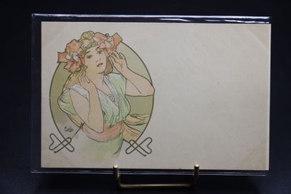 MUCHA Alphonse (1860-1939). Une carte postale...