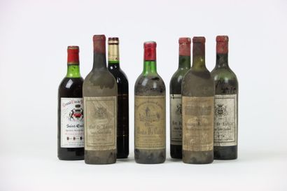 Réunion de 8 BORDEAUX
Meeting of 8 bottles...