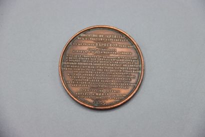 Lot de 6 médailles en bronze dont une au...