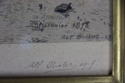 MEISSONIER (d'après), 1878, Alf. BOILOT,...