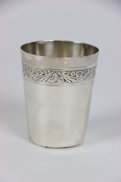 MASS SILVER: Batch of 2 kettledrums, one...