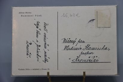 MUCHA Alphonse (1860-1939). Une carte postale...