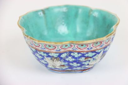 ASIE (CHINE) : Lot de cloisonnés, comprenant...