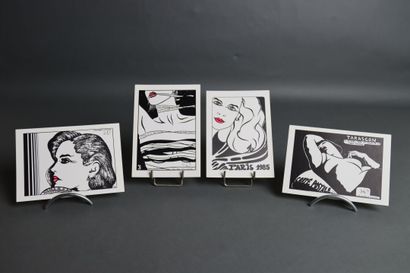 1150 cartes postales caricatures et humour
Set...