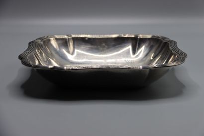 AGRENTERIE. Cup in silver. Monogram. Fillets...