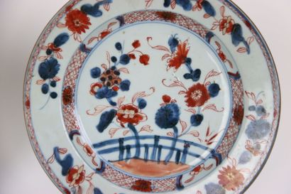 JAPAN. Meeting of four IMARI porcelain soup...