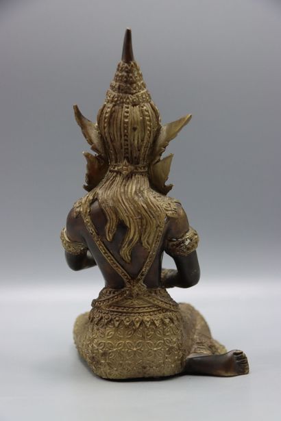 ASIA (THAILAND) Seated Luk Thung drummer...