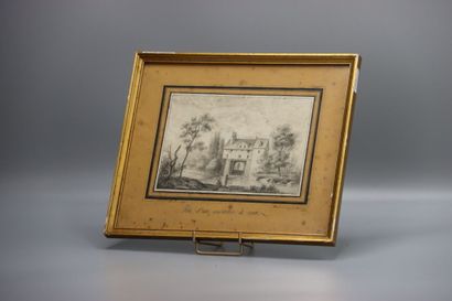 Ecole du XIXème siècle. Mine sur papier....