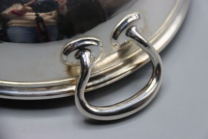 CHRISTOFLE. Une saucière avec un petit saladier...