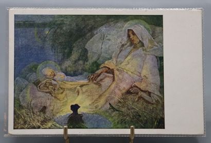 MUCHA Alphonse (1860-1939). Une carte postale...