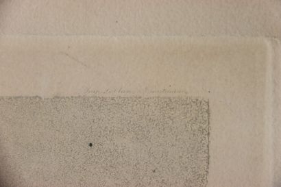 Travail du XXème, lithographie 