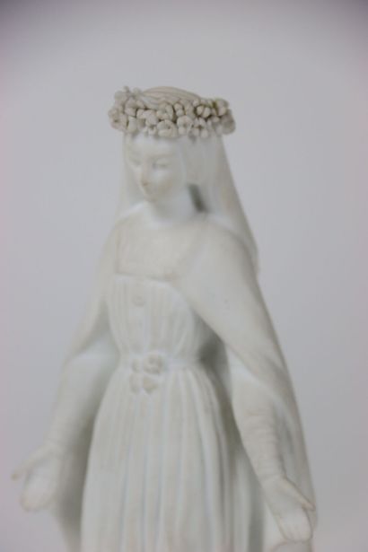Réunion de trois gravures religieuses du...