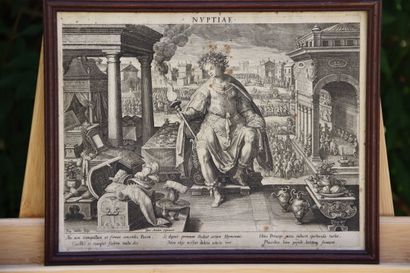 SADELER. XVIIe siècle. Gravure. 