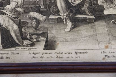 SADELER. XVIIe siècle. Gravure. 
