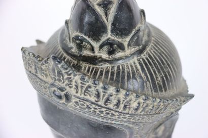 ASIA Head of Buddha of black color on its...