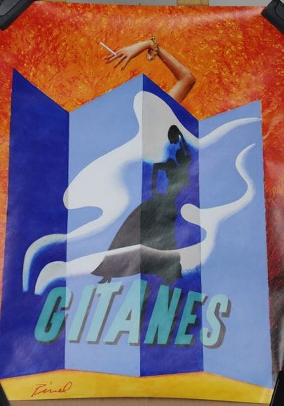 Advertising poster Hervé Pinel. Advertising...