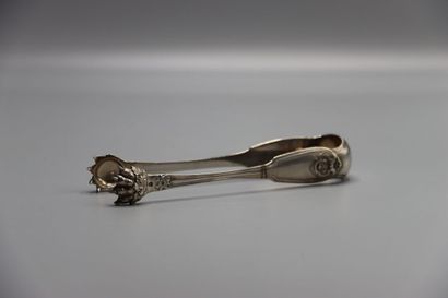 SILVER. Silver sugar tongs. Minerva. Lion...