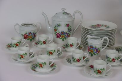 Porcelaine de Paris : Service à Gâteaux et...