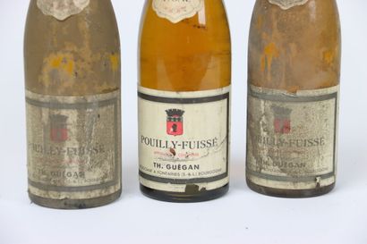 3 POUILLY-FUISSE
Lot of 3 bottles of POUILLY-FUISSE....