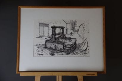 Raymond SIMONIN (1907-1998). Gravure d'un...