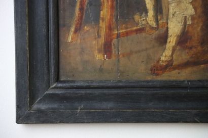Portrait de callot. 
School of the XIXth...