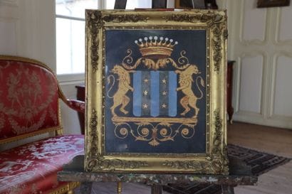 École du XIXe siècle
Coat of arms with county...