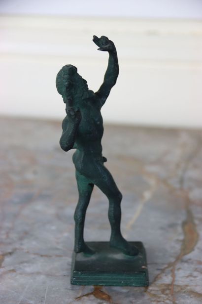 Faune de Pompéi en bronze à patine antique
After...