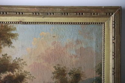 Chasse aux cerfs
School of JB CLAUDOT. Oil...